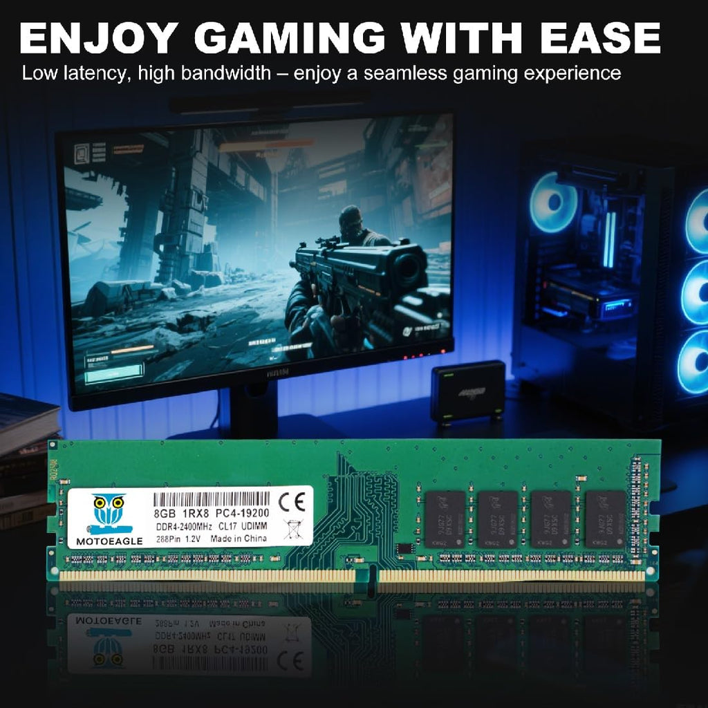 16GB DDR4 RAM 2x8GB 2400 MHz Non-ECC Desktop Memory KIT H1387