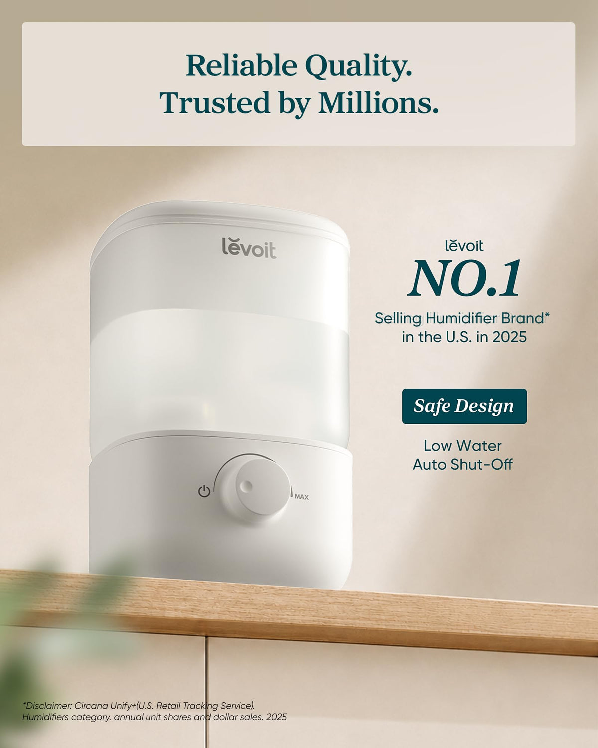 Top Fill Humidifier 2.5L T717
