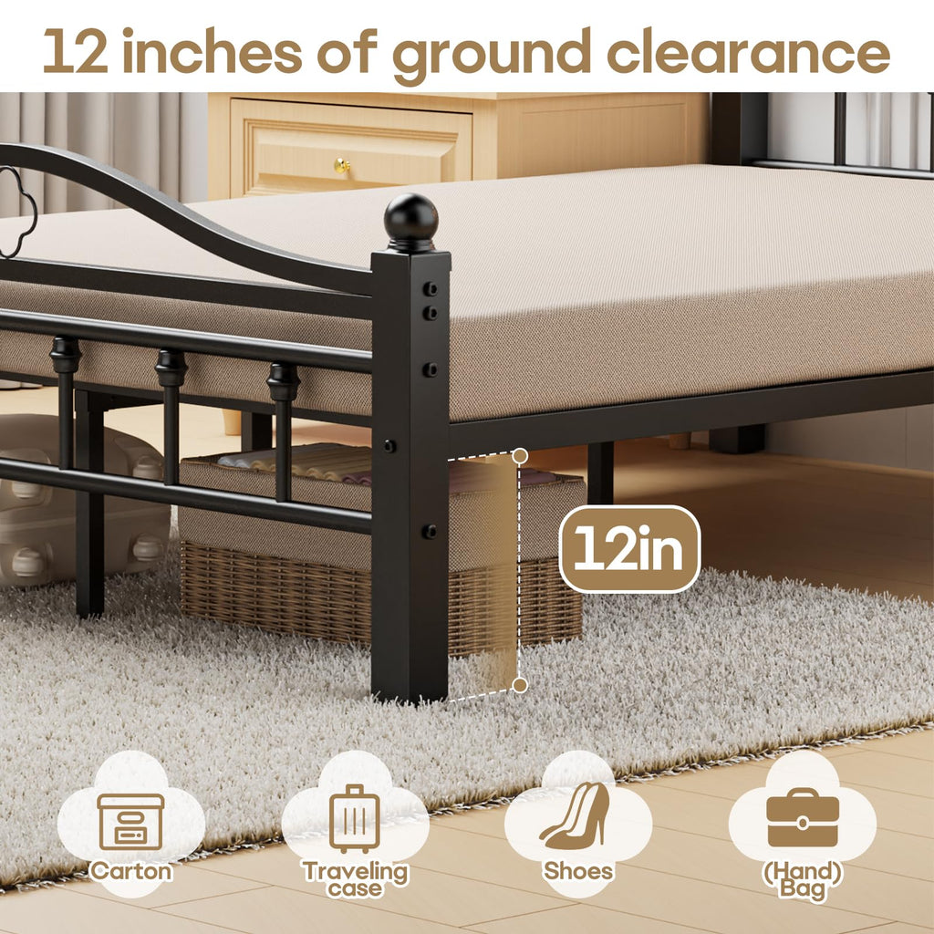 Full Size Bed Frame with Headboard O3569