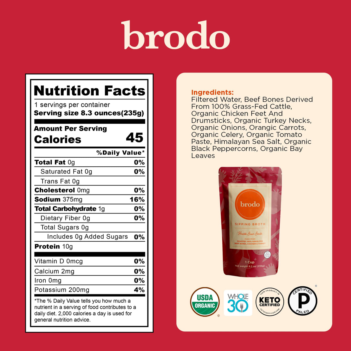 Bone Broth Variety Pack 8.3 oz B88702