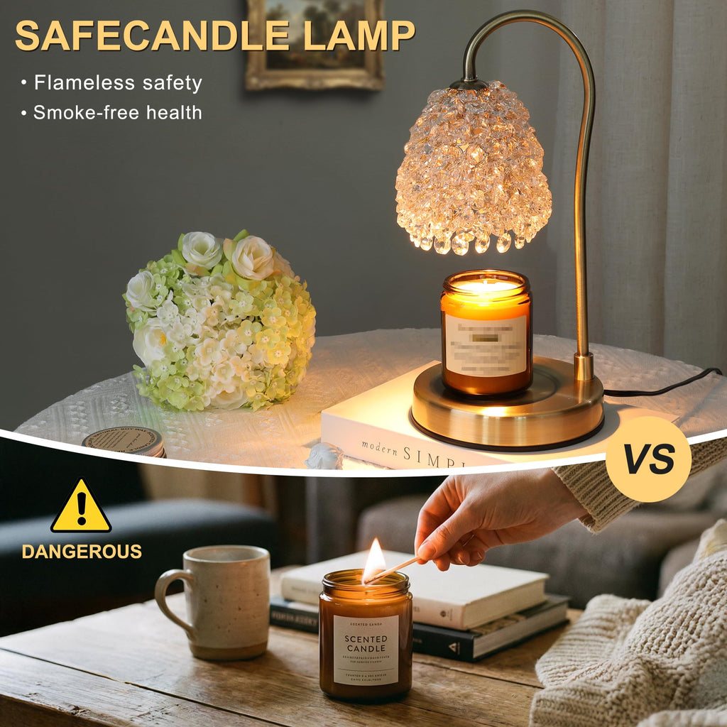 Electric Candle Warmer Lamp with Timer Dimmer N81295