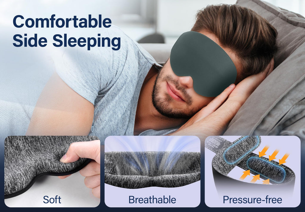 Silk Sleep Mask with Bluetooth Headphones B623212