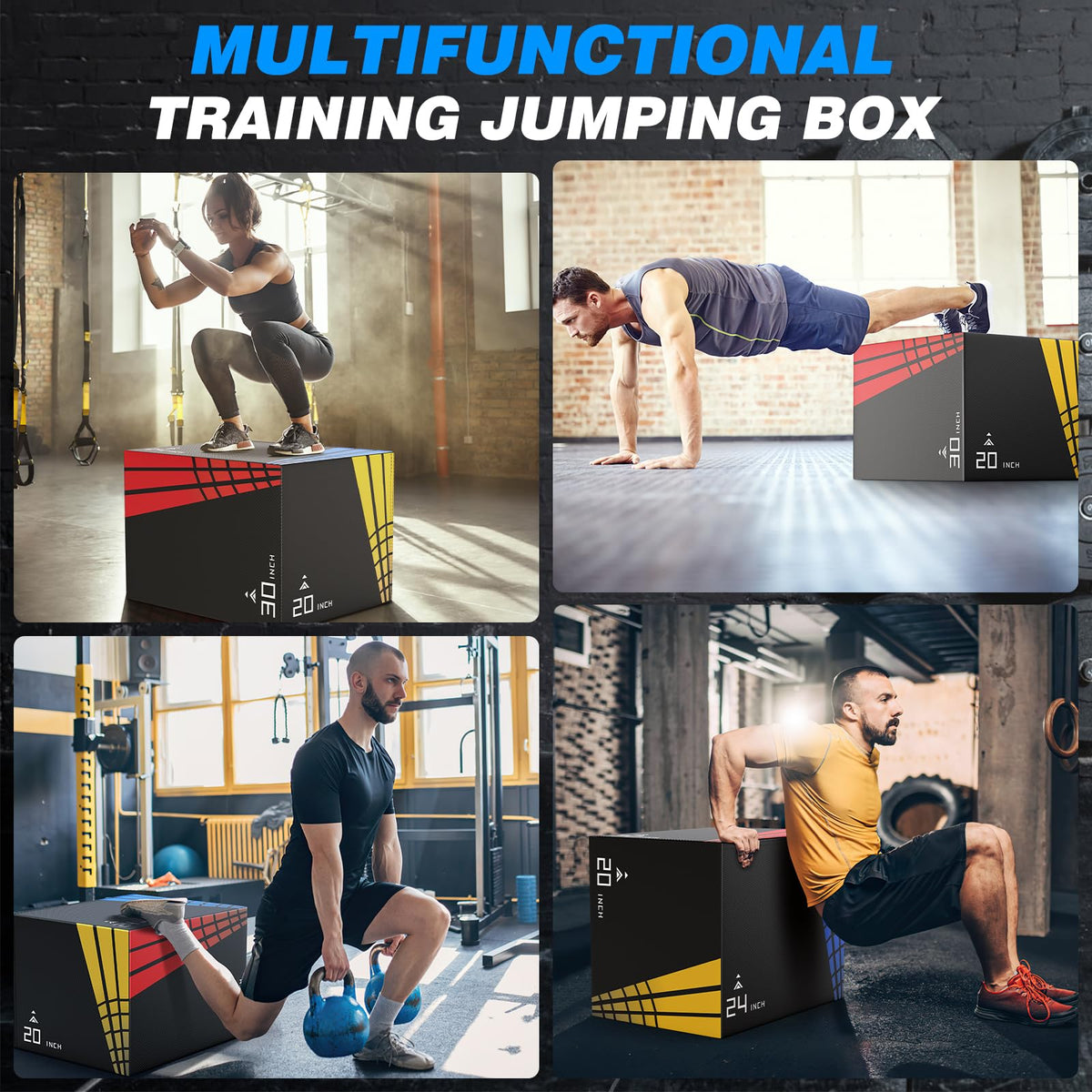 3-in-1 Foam Plyo Box A88278