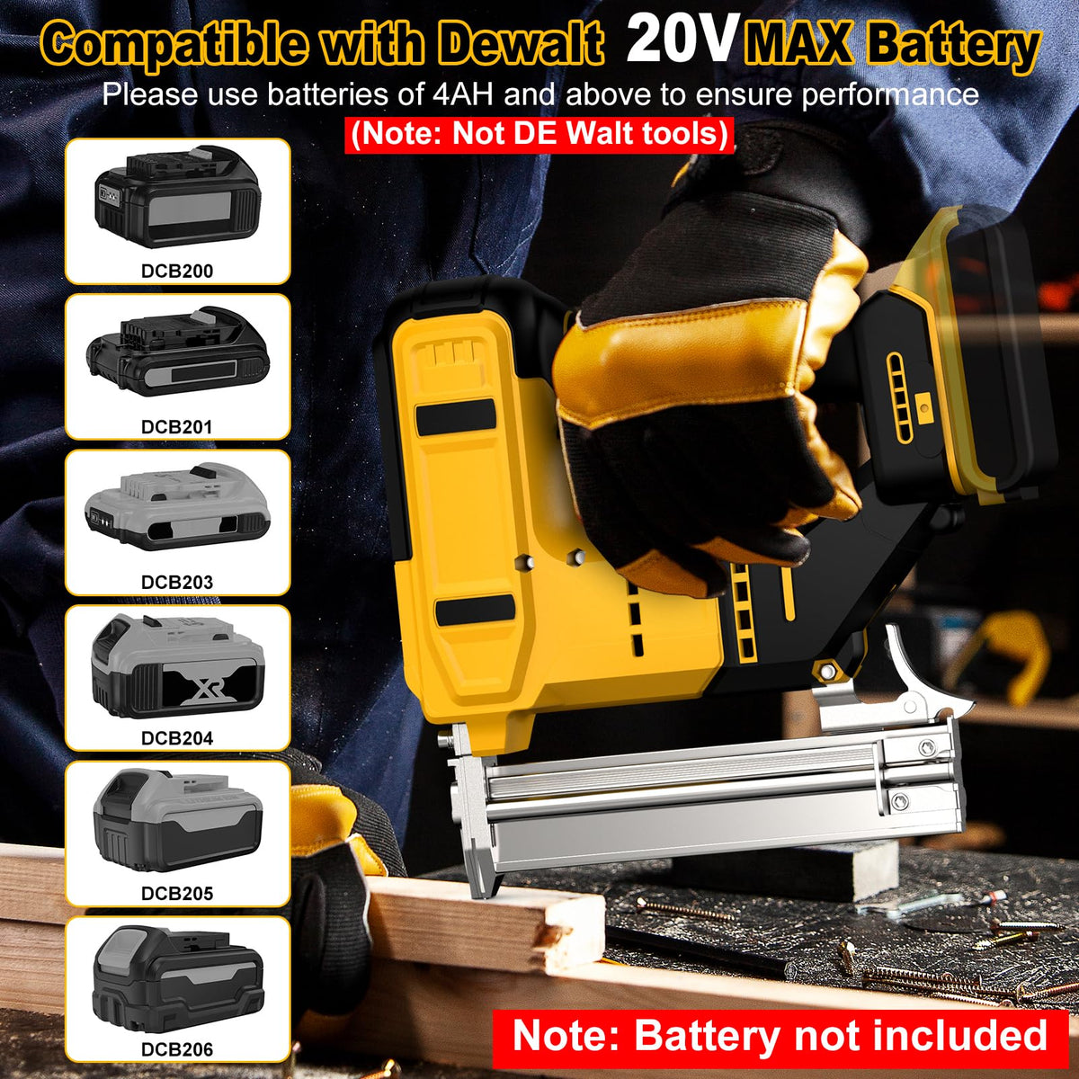 18 Gauge Cordless Brad Nailer with 1000 Nails G6677