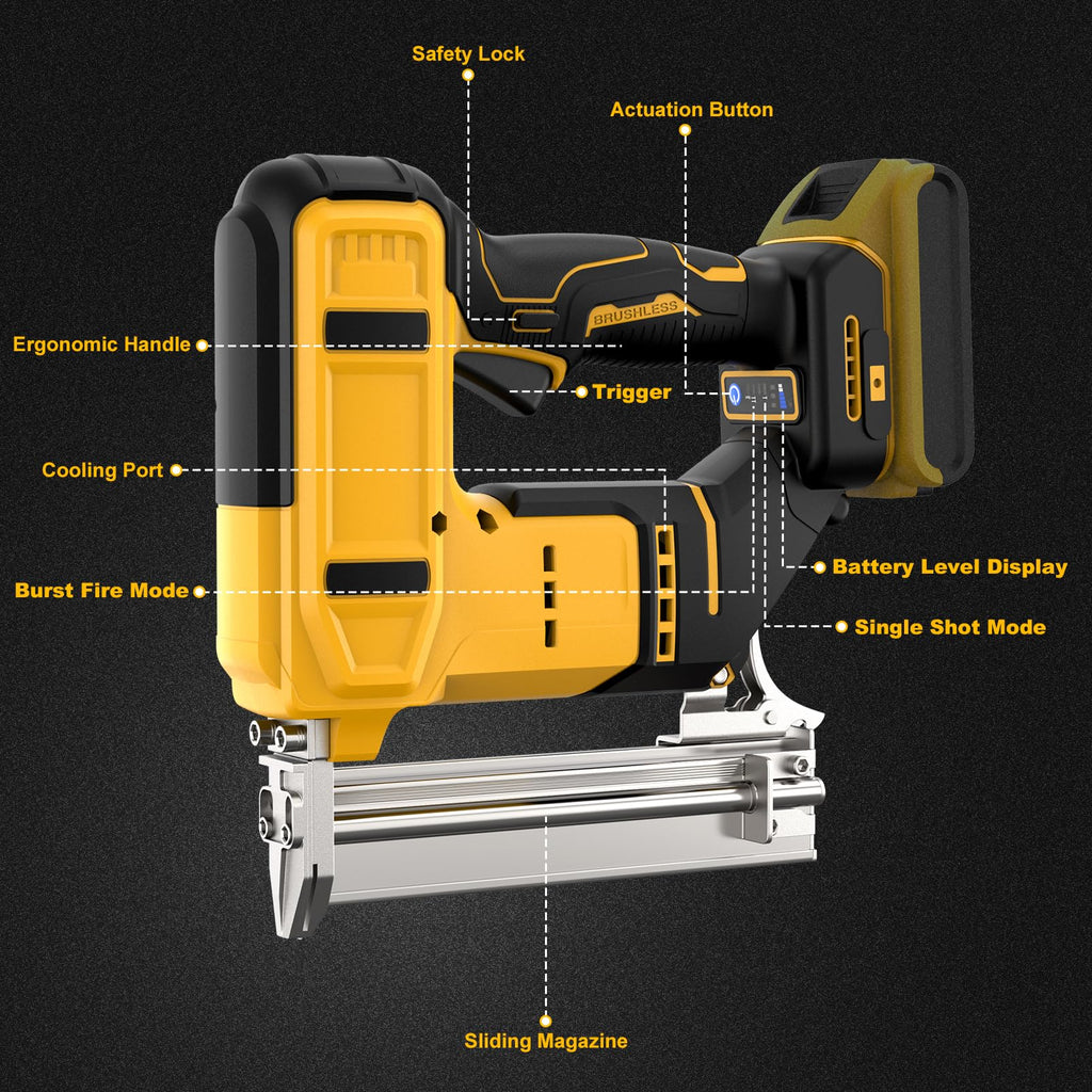18 Gauge Cordless Brad Nailer with 1000 Nails G6677
