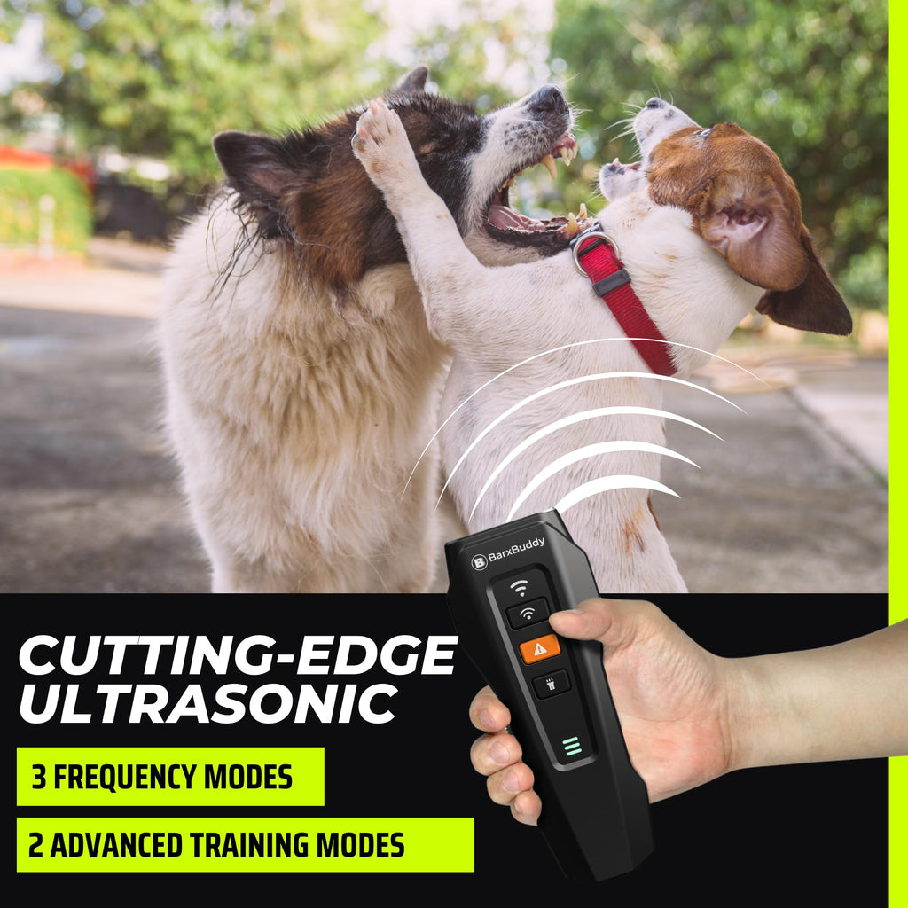 Long Range Ultrasonic Rechargeable Anti Bark Device for Dogs (Black) T42159