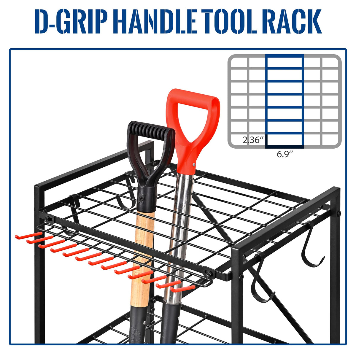 Rolling Garden Tool Organizer S3003