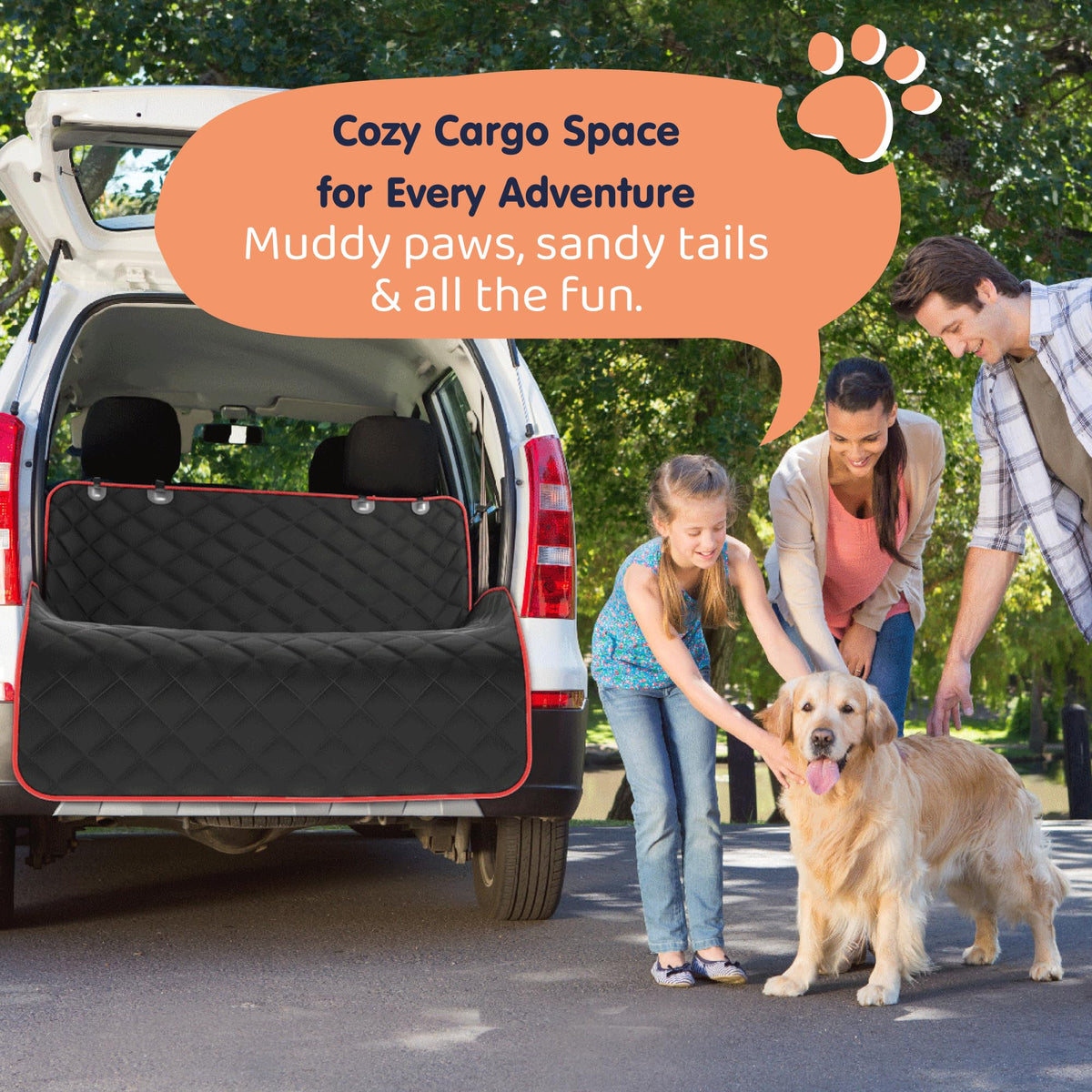 Dog Car Seat Cover for Back Seat Z180667