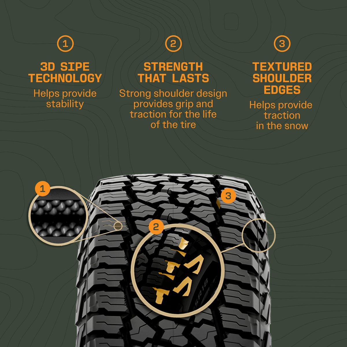 All-Terrain Tire LT275/60R20 Set of 1 R59095