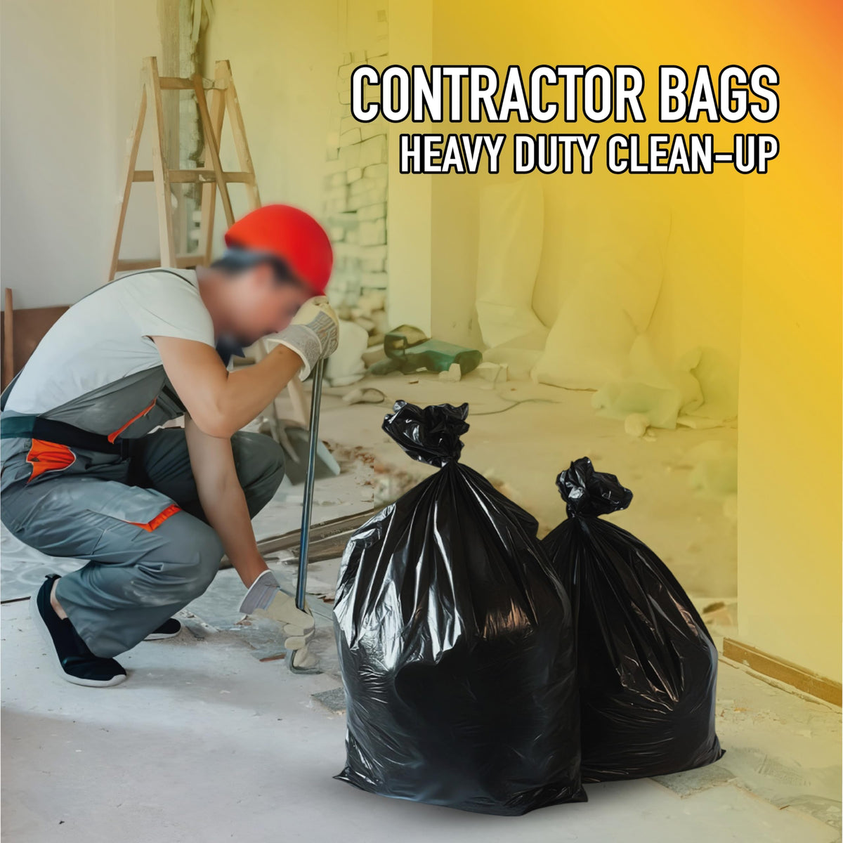 Heavy Duty 42 Gallons 2 Mil Trash Bag F939