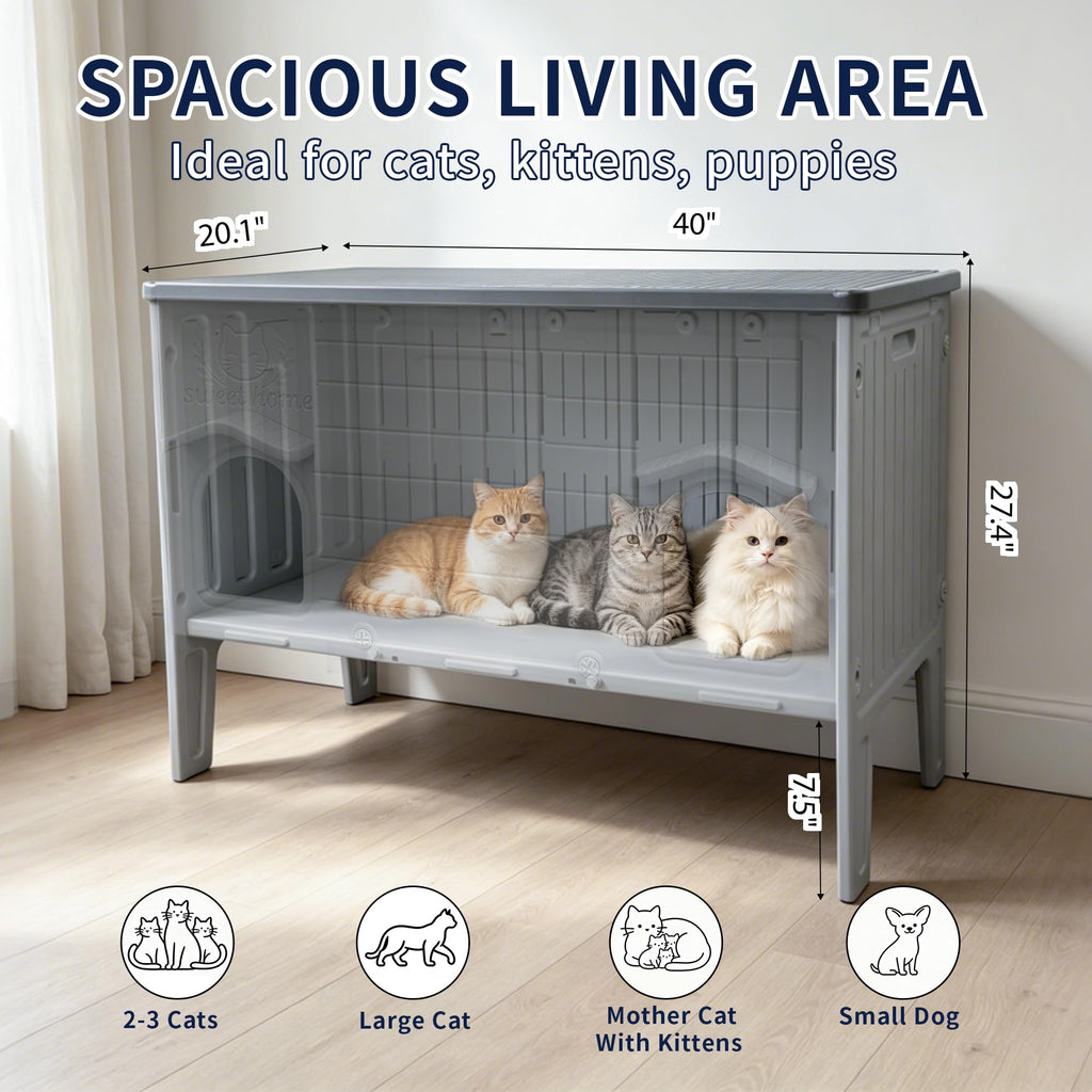 Waterproof Outdoor Cat House N688