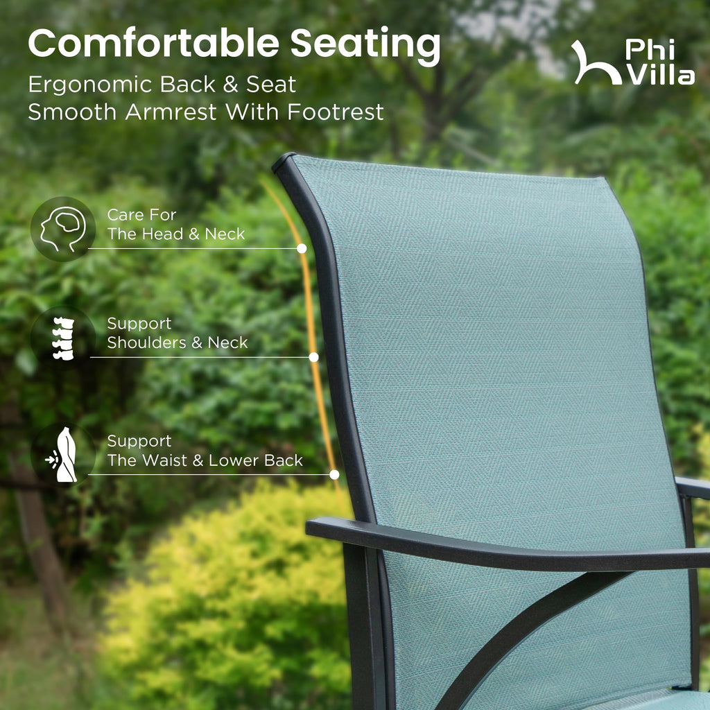 Bar Height Patio Table and Chairs Set for 2 F534