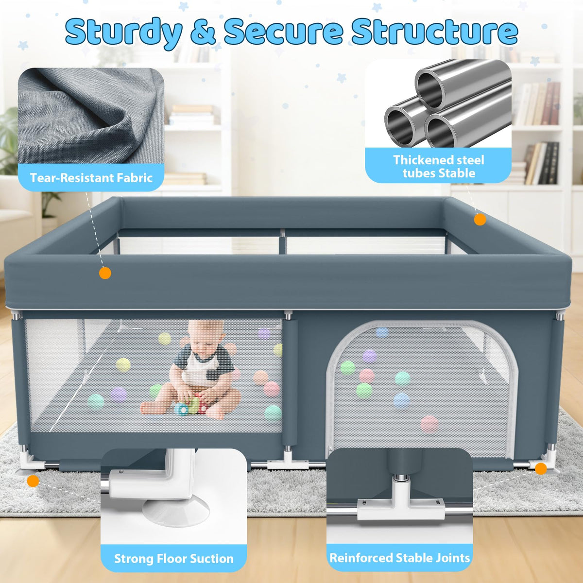 Large Baby Playpen W159
