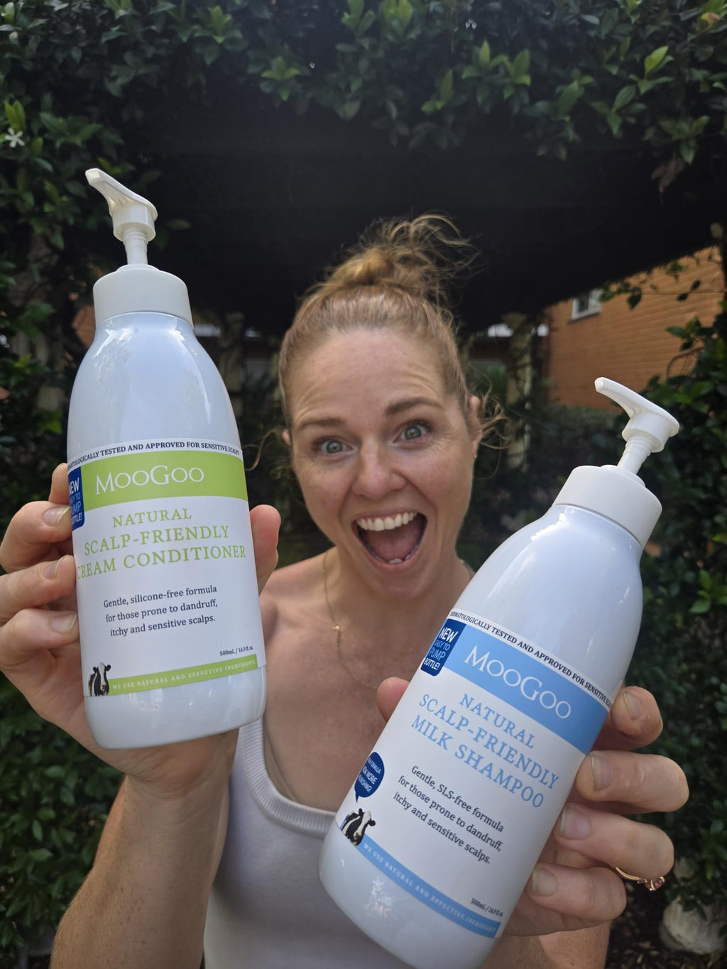 Natural Milk Shampoo & Cream Conditioner Pack - Sulphate-Free, Silicone-Free, Paraben-Free - 2x 16.9 fl oz U812