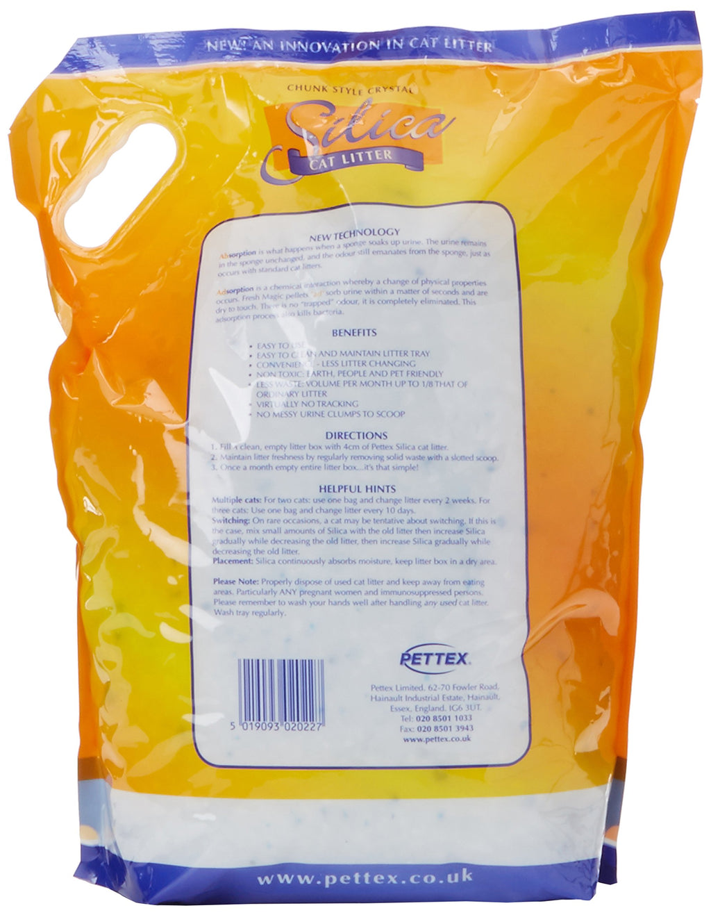 Silica Crystal Cat Litter 7.6 Liters White Q3439