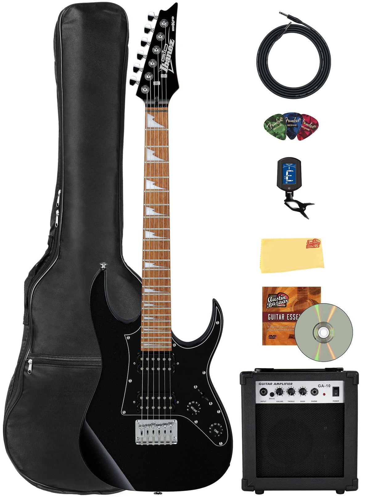 Black Short-Scale Electric Guitar P5507