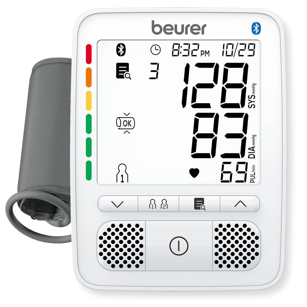 Upper Arm Blood Pressure Monitor with Bluetooth and Talking Function J5507