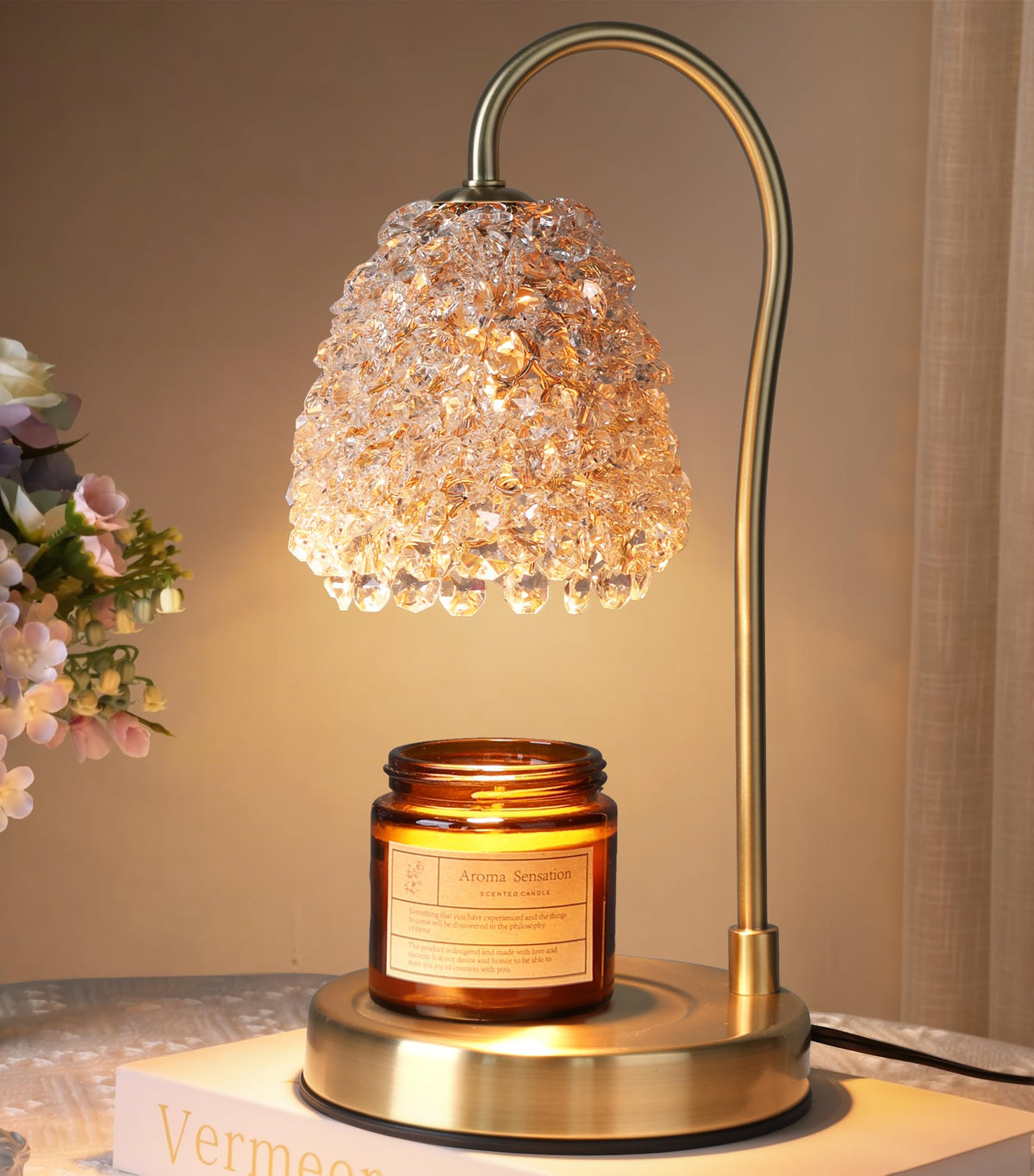 Electric Candle Warmer Lamp with Timer Dimmer N81295