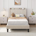 Twin Bed Frame with Storage Headboard W624110