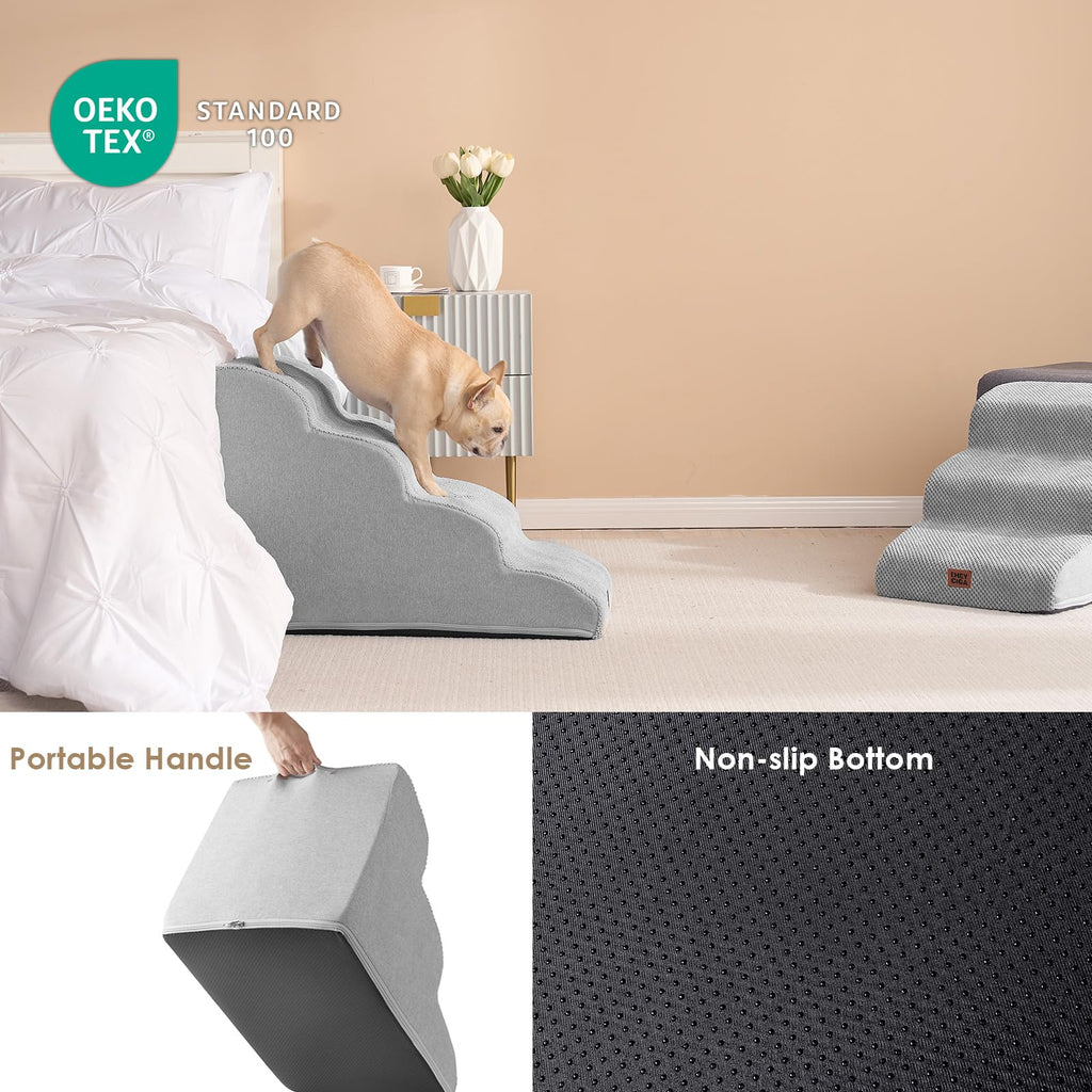 Curved Dog Stairs Ramp 4-Step Z36473