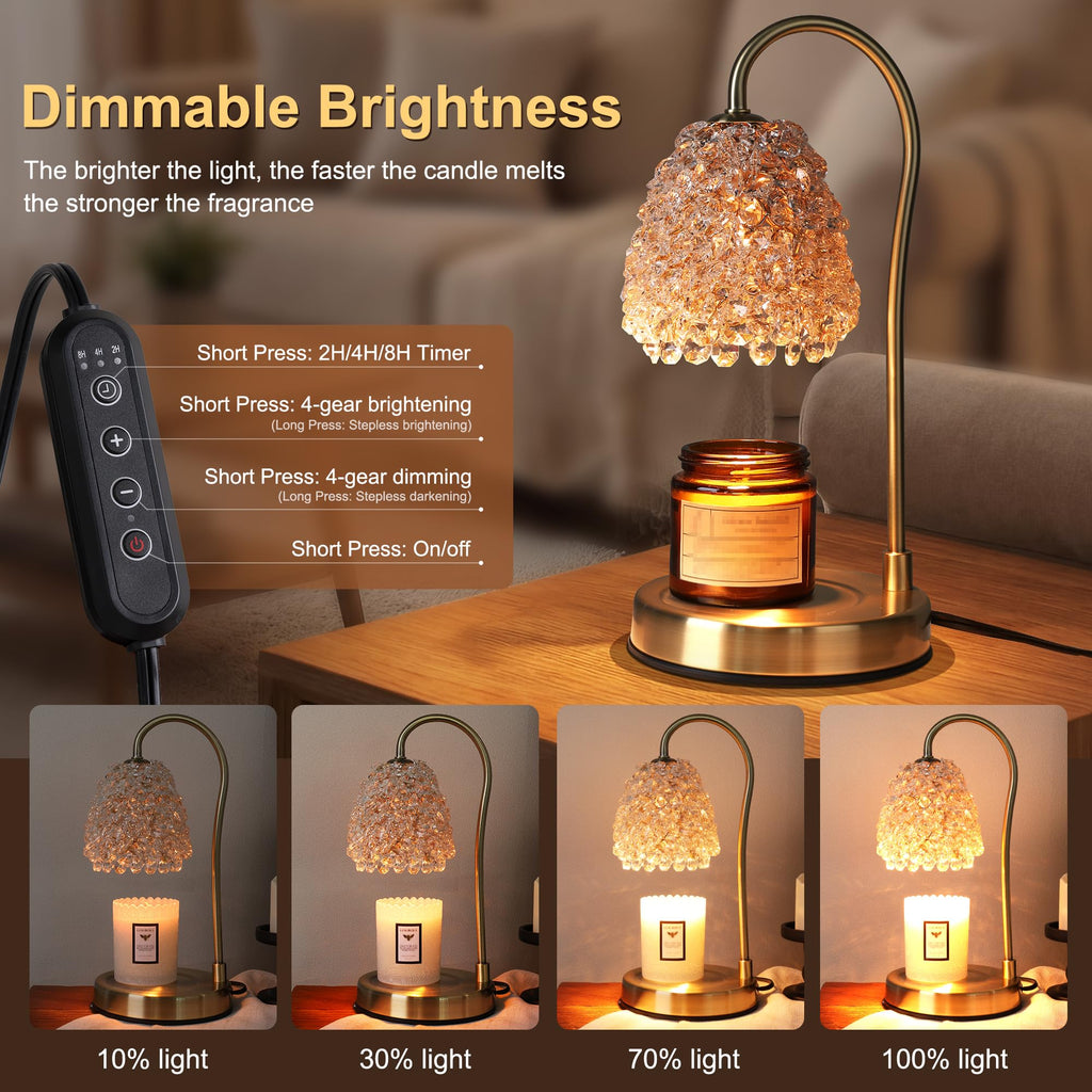Electric Candle Warmer Lamp with Timer Dimmer N81295