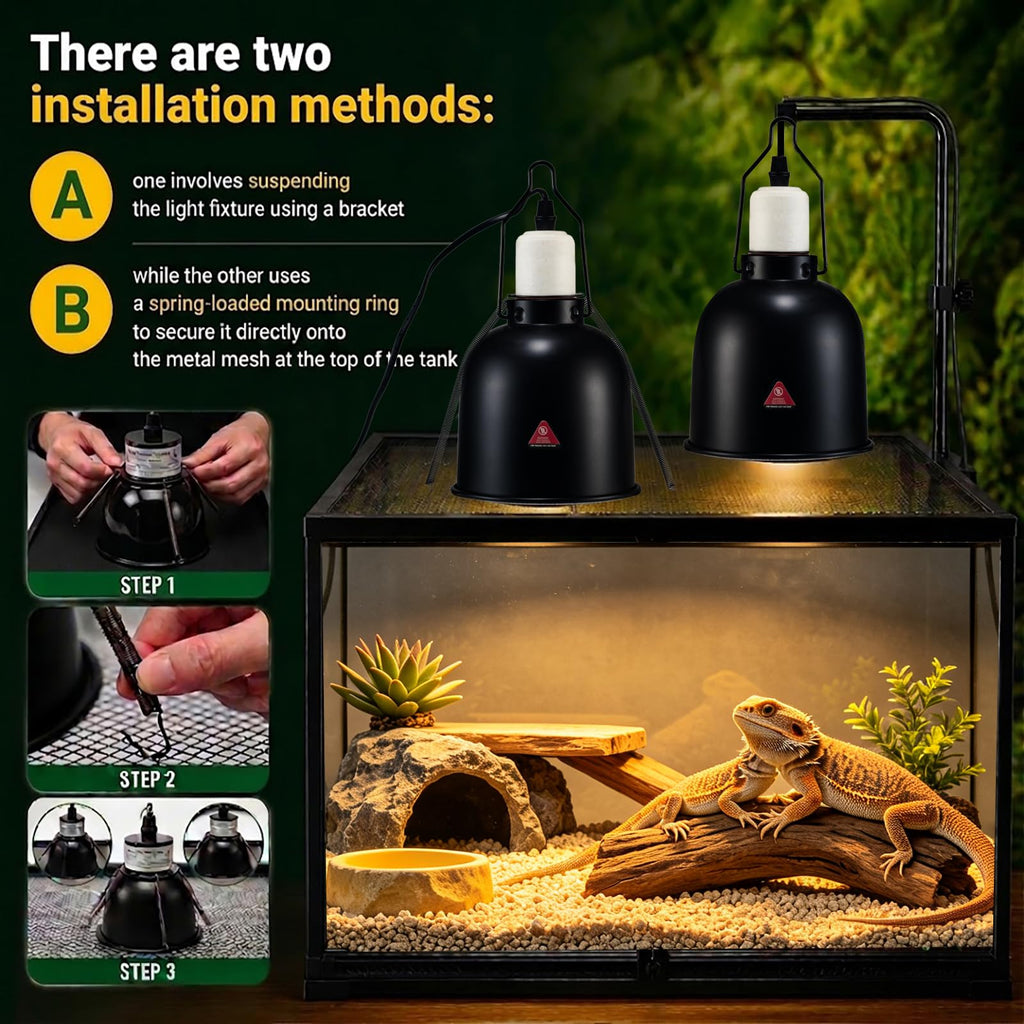 Ceramic Socket Reptile Heat Lamp Kit R6020