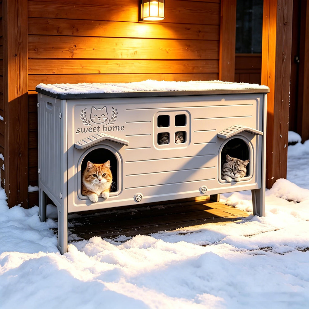 Waterproof Outdoor Cat House N688