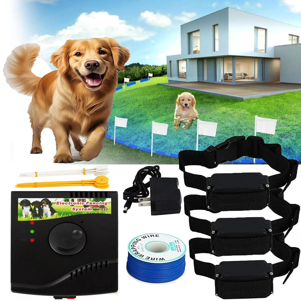 Electronic Dog Fence & Waterproof Training Collar System O6802