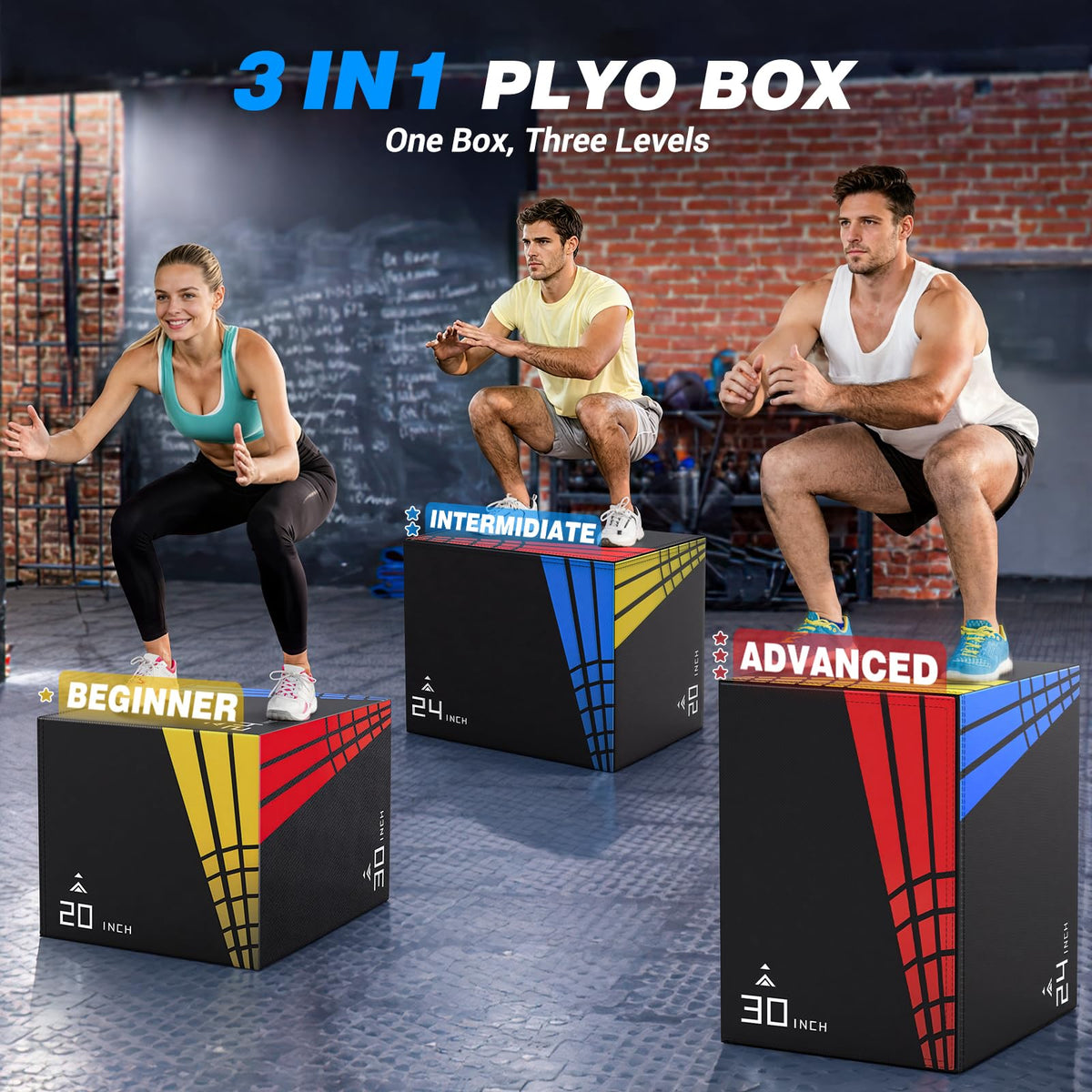 3-in-1 Foam Plyo Box A88278