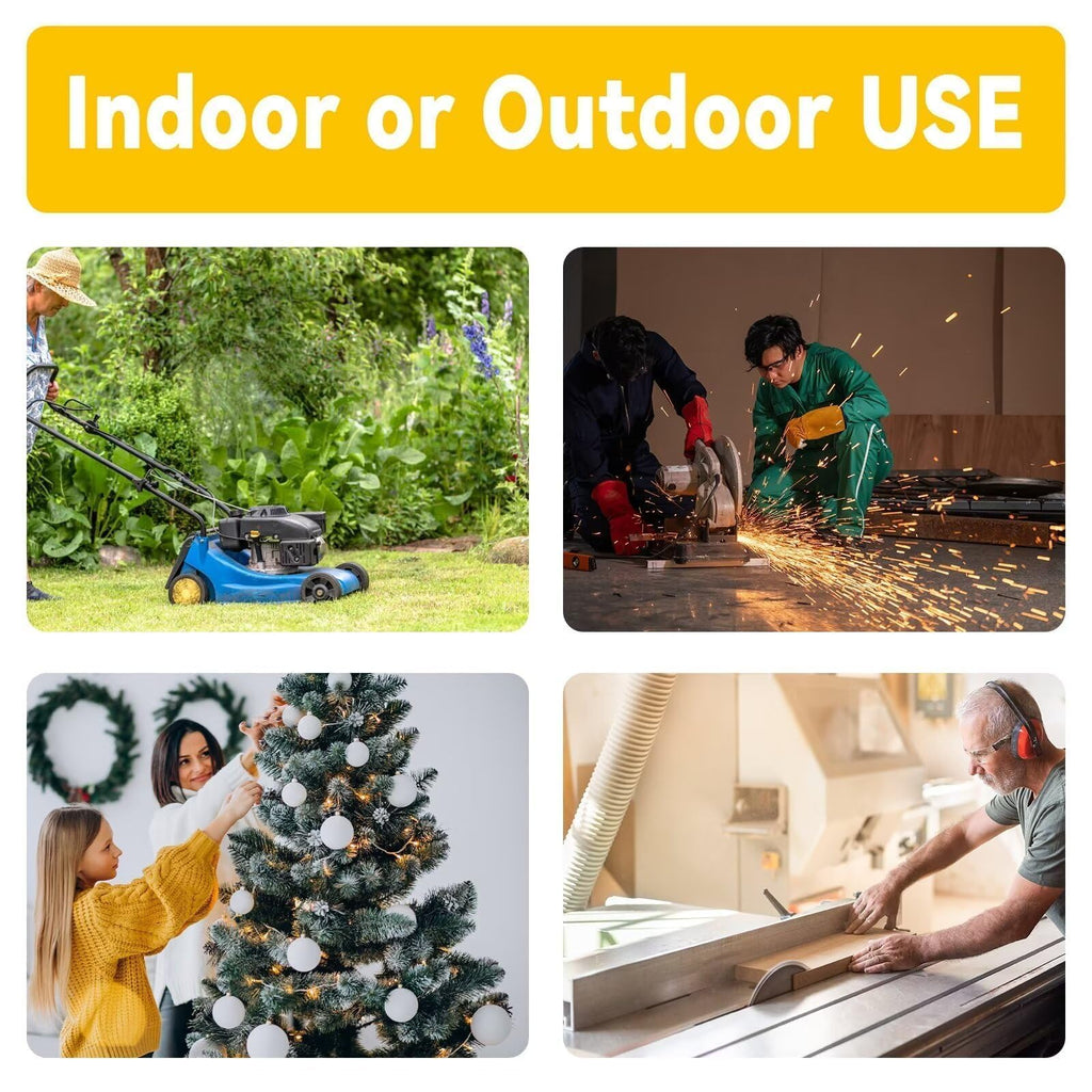 50 Ft Outdoor Extension Cord 3 Outlets Yellow L631