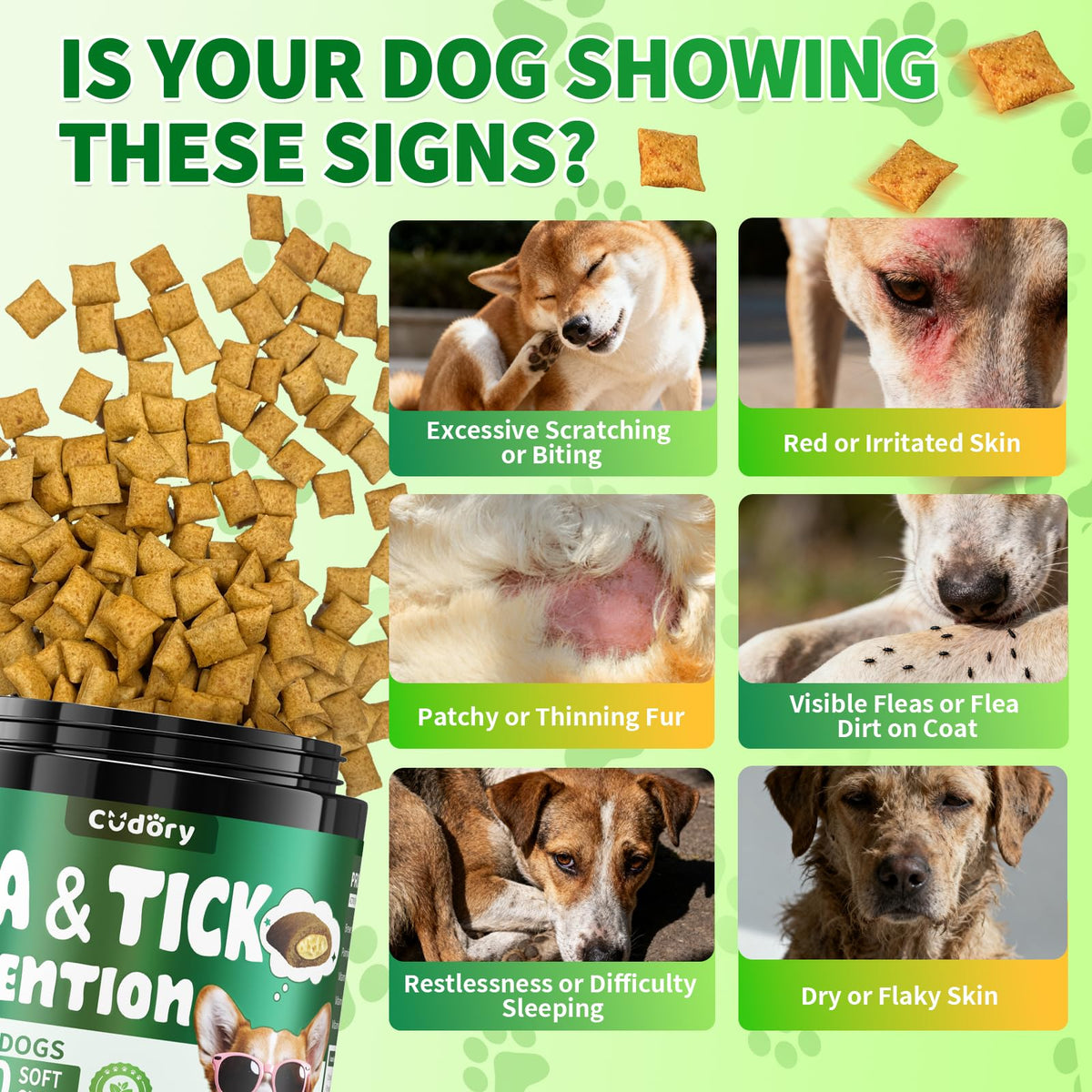 Flea and Tick Prevention for Dogs Chews P5887