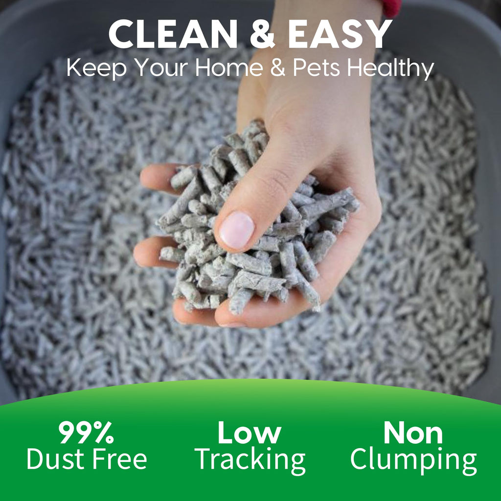 Recycled Paper Cat Litter, 12 Pound, Non-Clumping, Unscented N15384