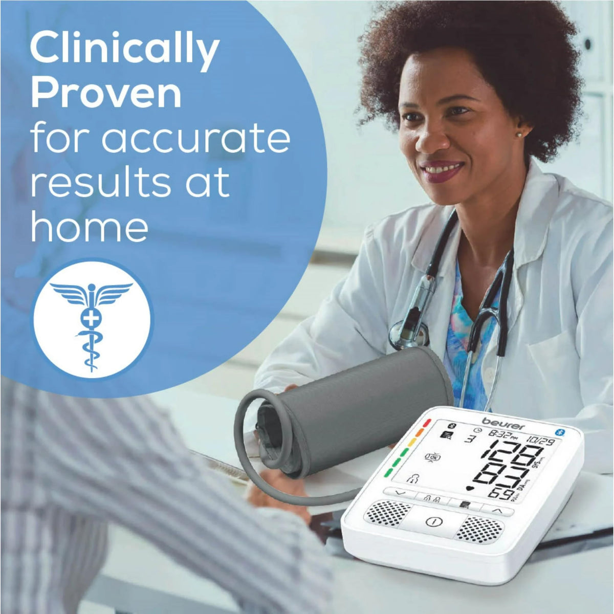 Upper Arm Blood Pressure Monitor with Bluetooth and Talking Function J5507