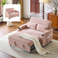 Loveseat Sleeper Sofa Couch with Pull Out Chair Bed A28845