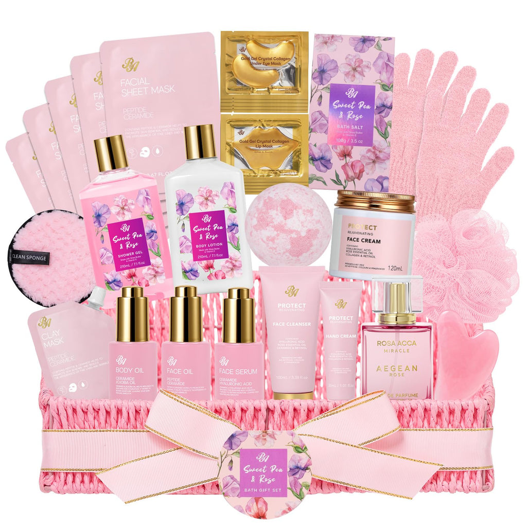 32 Pcs Rose Spa Skin Care Set T546