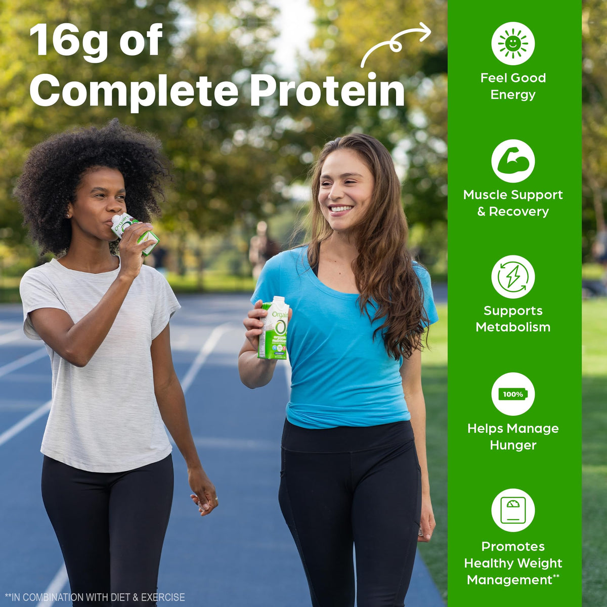 Organic Grass Fed 16g Protein Shake, Vanilla, 11oz, 12pk E5993