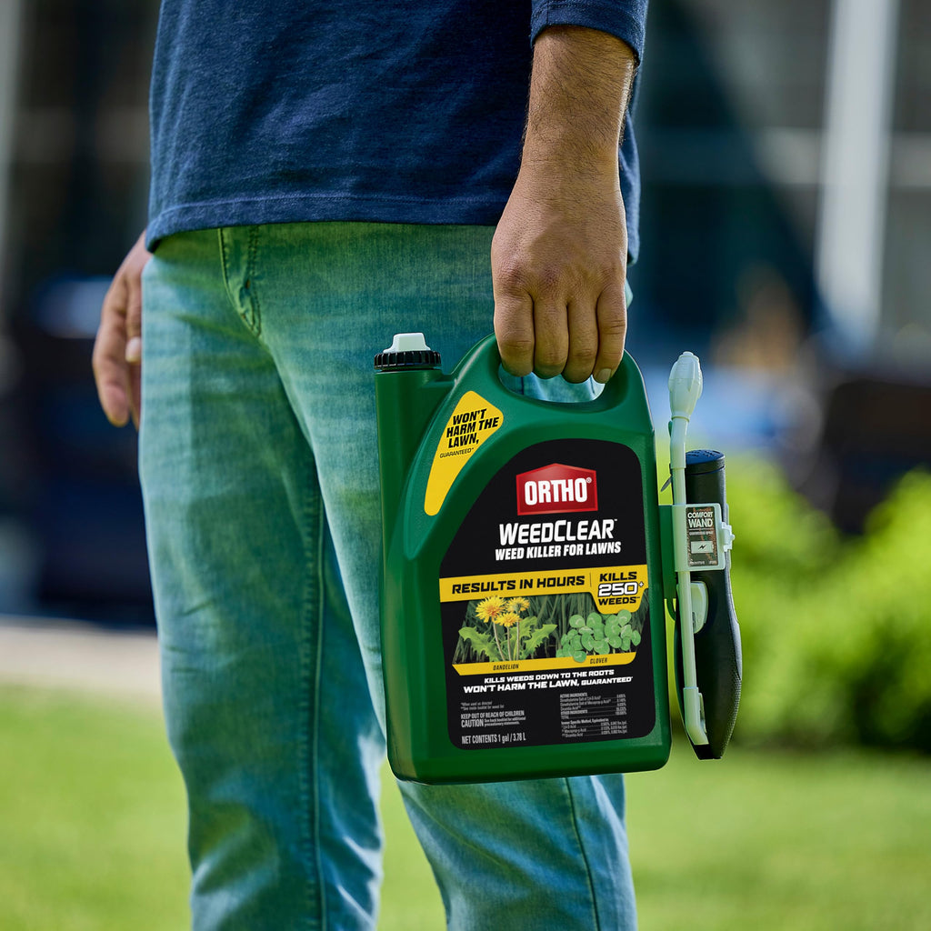 Ortho WeedClear Weed Killer for Lawns with Comfort Wand, 1 gal. L388258