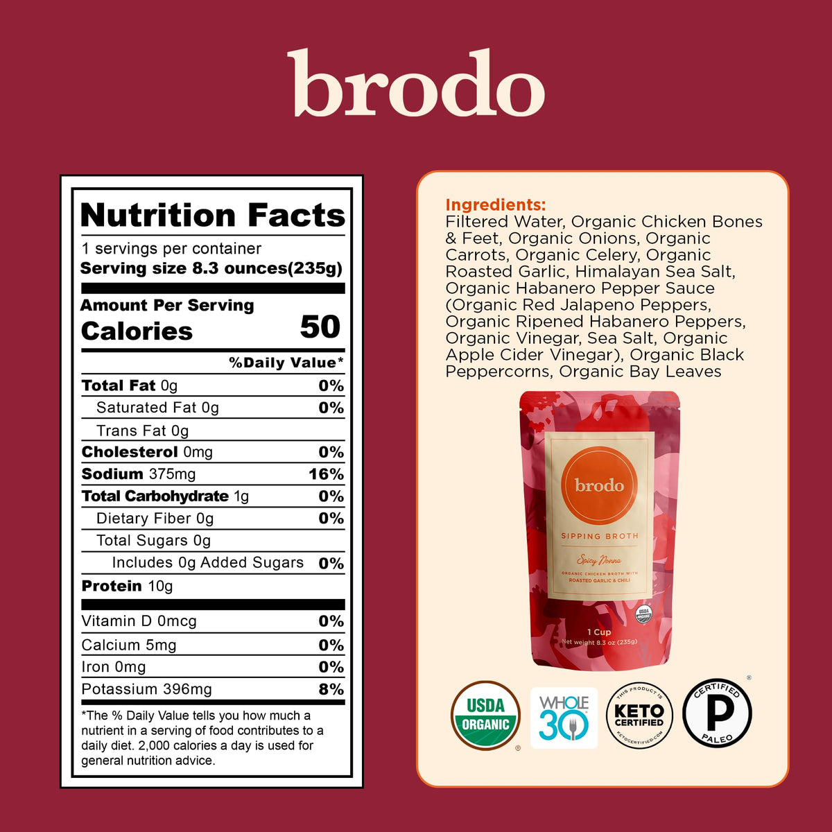 Bone Broth Variety Pack 8.3 oz B88702