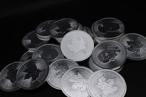 1 oz Canadian Maple Leaf Silver Coins Y5024