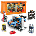 Racing Car Building Toy Set with Container Box M19740