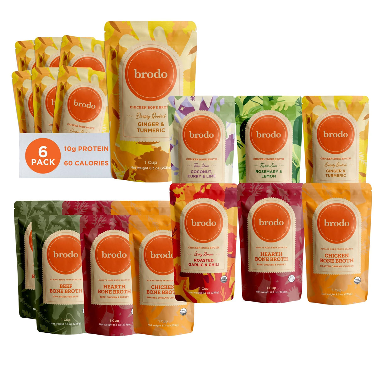 Bone Broth Variety Pack 8.3 oz B88702