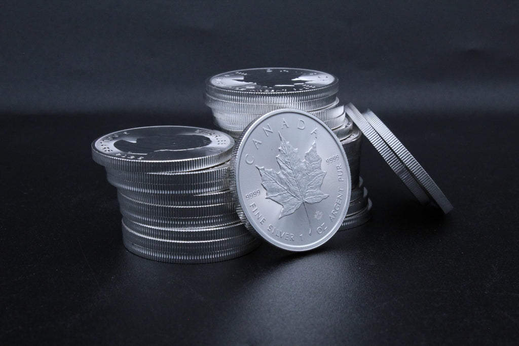 1 oz Canadian Maple Leaf Silver Coins Y5024