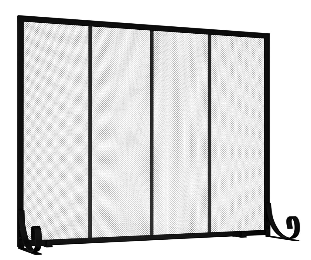 Wrought Iron Fireplace Screen E445230