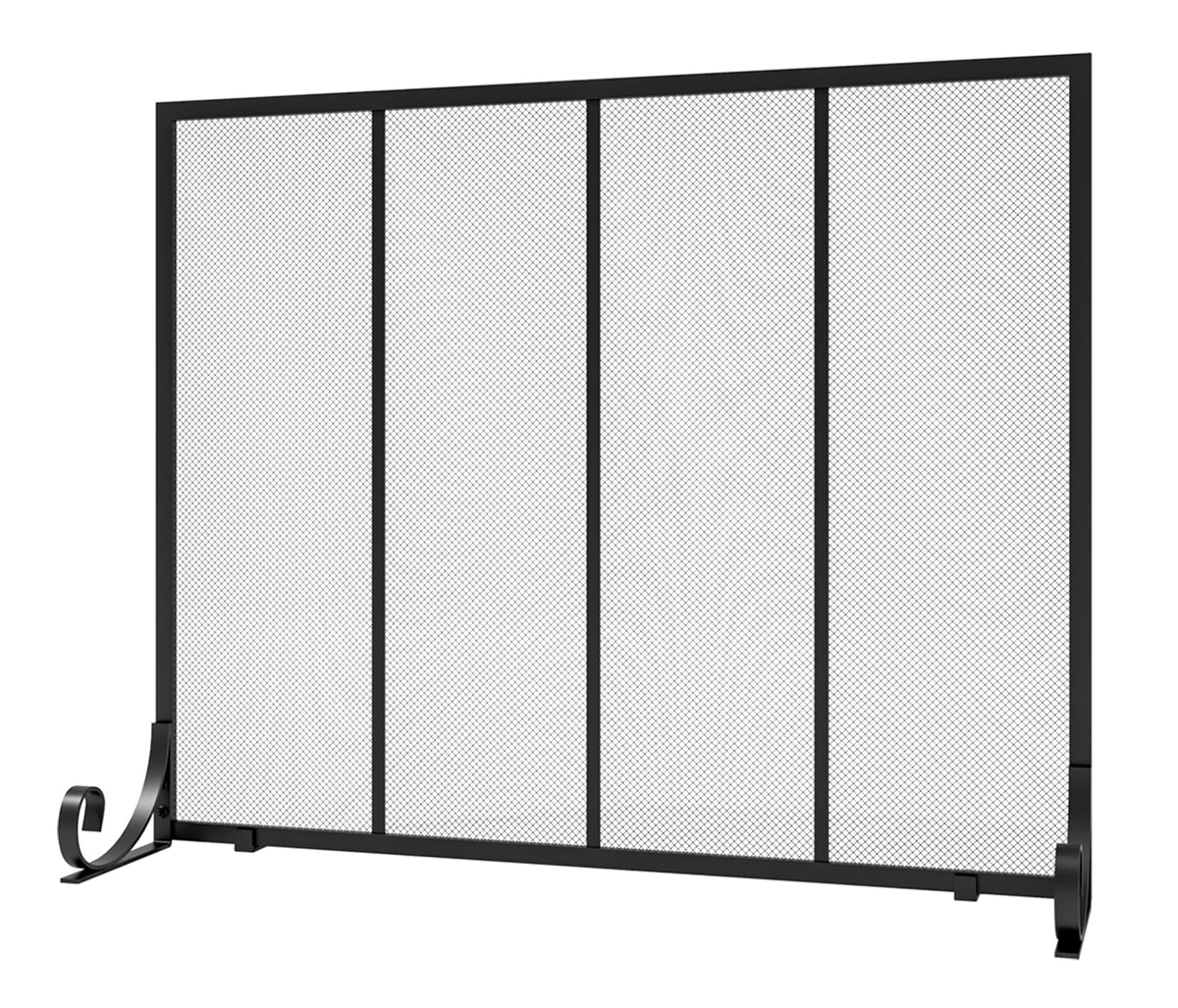 Wrought Iron Fireplace Screen E445230