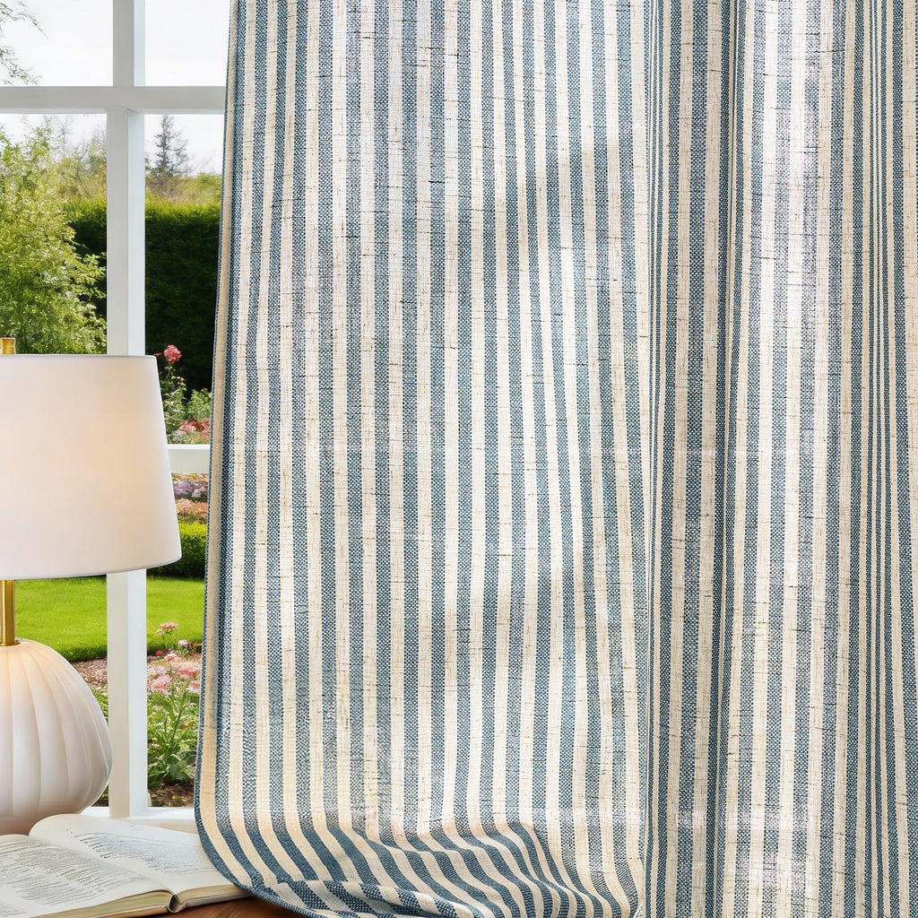 Linen Striped Curtains P6929
