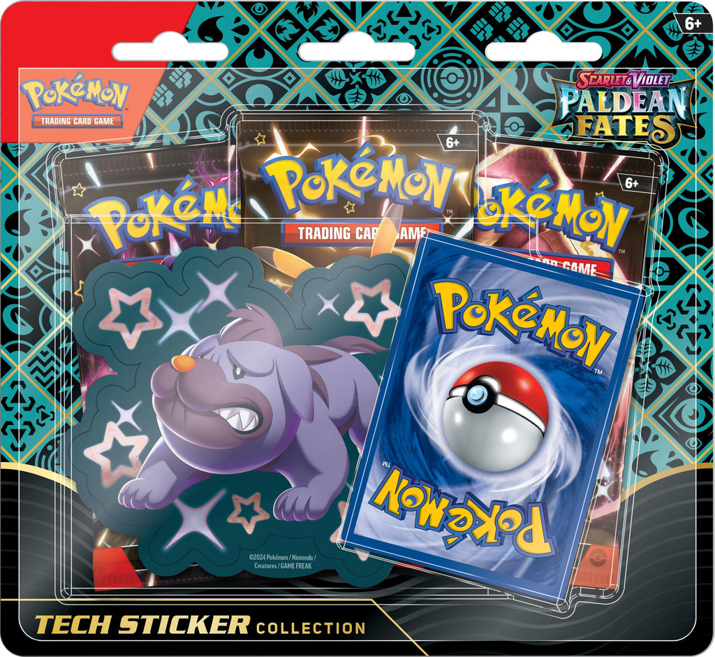 Pokemon Scarlet & Violet Paldean Fates Tech Sticker Collection X1469