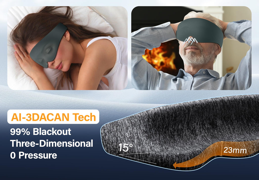 Silk Sleep Mask with Bluetooth Headphones B623212