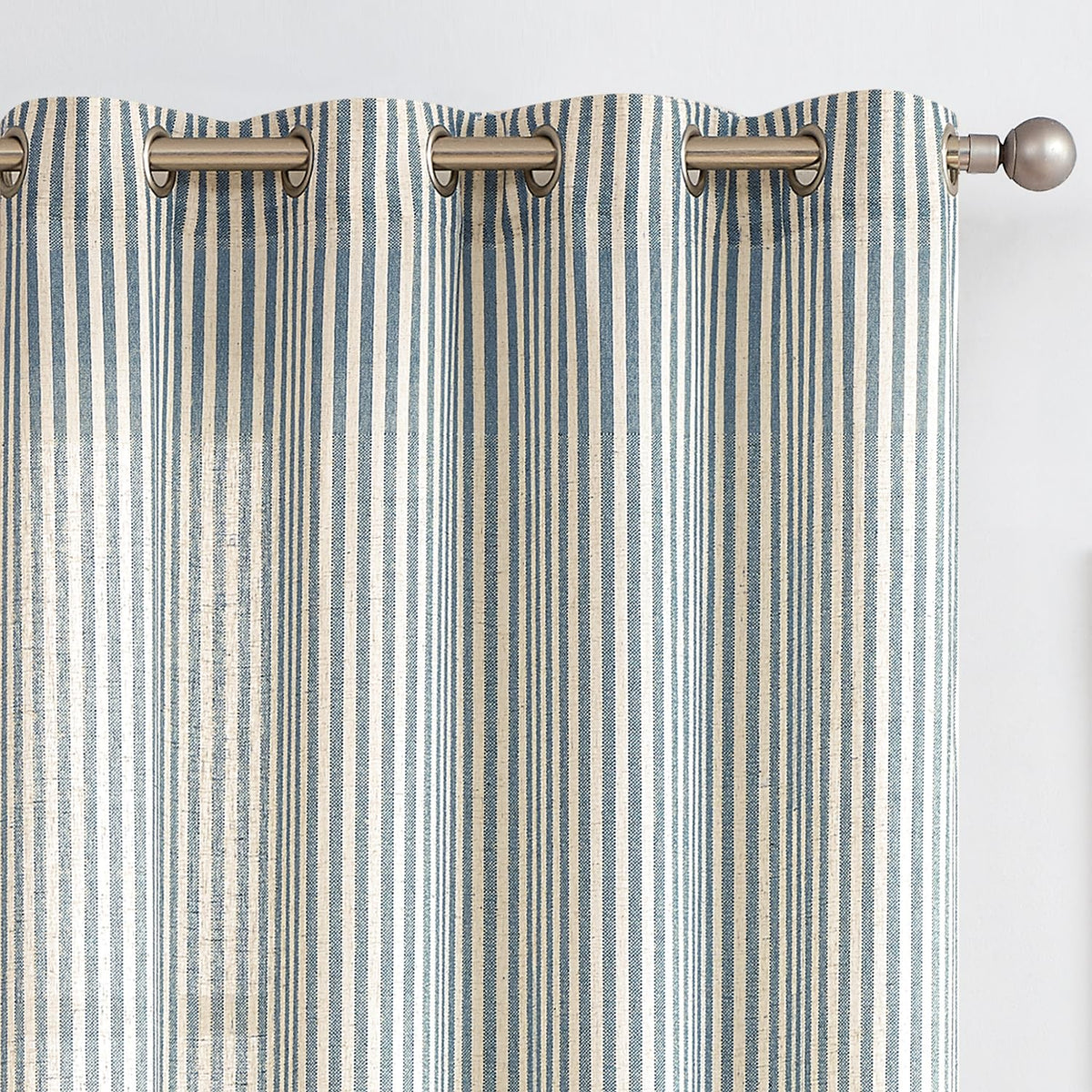 Linen Striped Curtains P6929