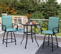 Bar Height Patio Table and Chairs Set for 2 F534