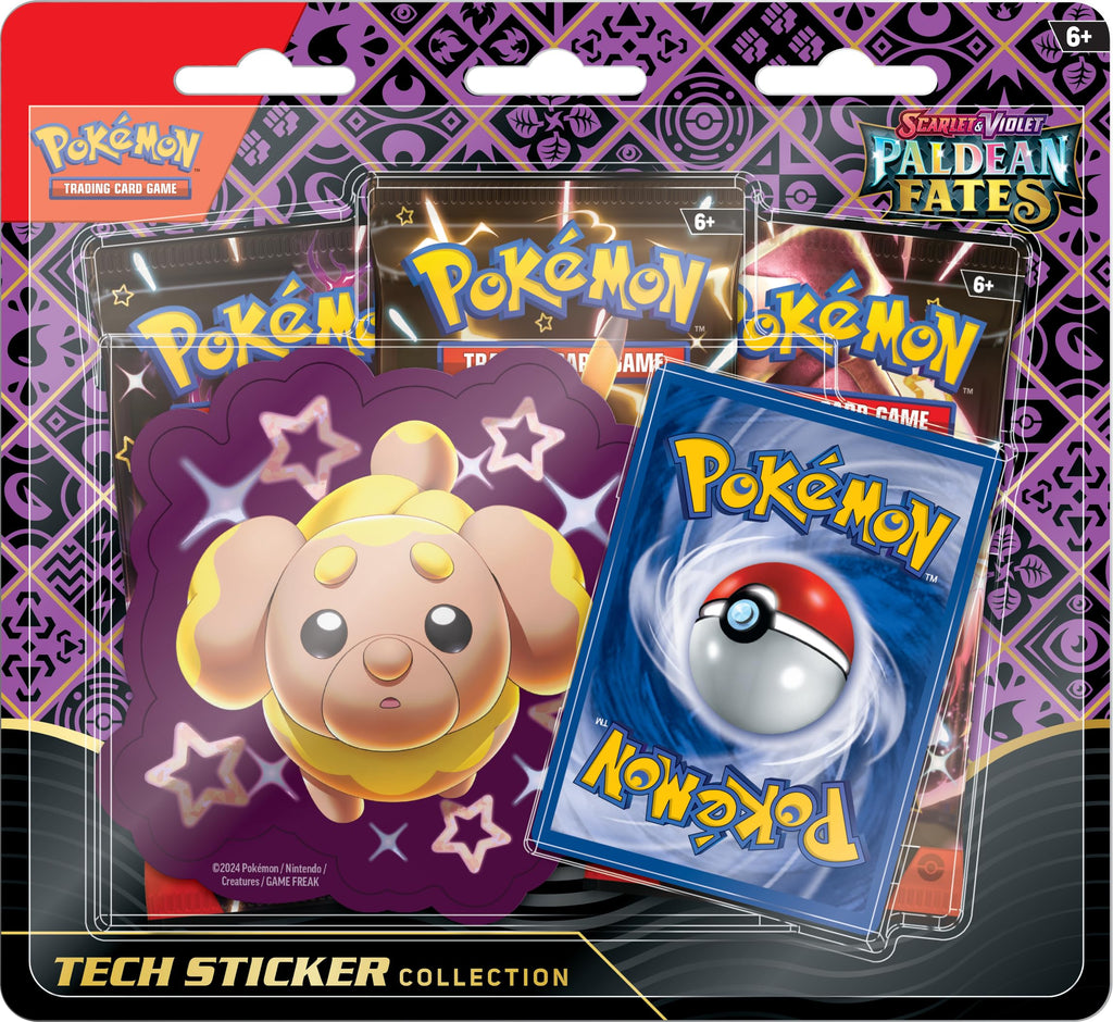 Pokemon Scarlet & Violet Paldean Fates Tech Sticker Collection X1469